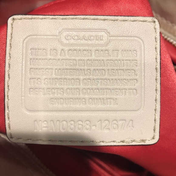 Authentic large Coach bag - Picture 8 of 8